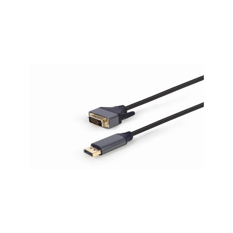 Gembird kábel DisplayPort (M) na DVI (M), Premium Series, 1.8 m