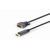 Gembird kábel DisplayPort (M) na DVI (M), Premium Series, 1.8 m