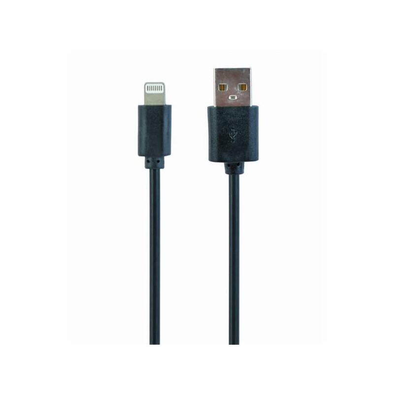 Gembird kábel nabíjací Lightning 8-pin (M) na USB 2.0 (M), 2 m, čierny