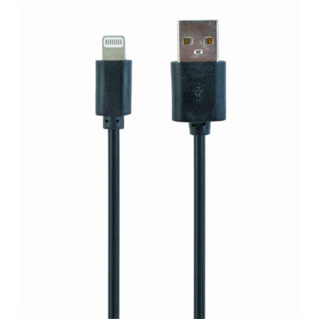 Gembird kábel nabíjací Lightning 8-pin (M) na USB 2.0 (M), 2 m, čierny