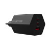 CANYON charger HEXAGON 65 GaN 65W 2xPD 1xQC EU Black