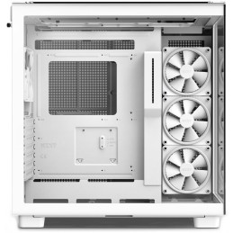 POŠKOZENÝ OBAL - NZXT skříň H9 Elite dvoukomorová ATX / 3xRGB 120 mm / 1x 120mm fan / prosklená / RGB&fan controler / bílá