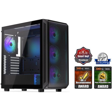 POŠKOZENÝ OBAL - Endorfy skříň Arx 700 ARGB / ATX / 4x 140 ARGB fan (až 8 fans) / 2x USB / USB-C / mesh p. / tvrzené sklo / če..