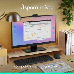 Logitech bezdrátová klávesnice K250 - GRAPHITE - CZE-SKY - INTNL