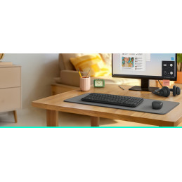 Logitech bezdrátová klávesnice K250 - GRAPHITE - CZE-SKY - INTNL