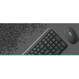 Logitech bezdrátová klávesnice K250 - GRAPHITE - CZE-SKY - INTNL