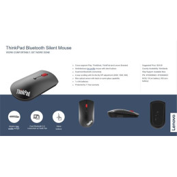 Lenovo ThinkPad Bluetooth Silent Mouse - mys