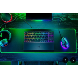 RAZER herní klávesnice Ornata V3 Tenkeyless, US Layout, 8 Razer Chroma™ RGB Lighting Zones, Dedicated Media Keys,