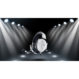 RAZER herní headset Blackshark V2 X - White, 3.5 jack