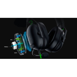 RAZER herní headset Blackshark V2 X - White, 3.5 jack