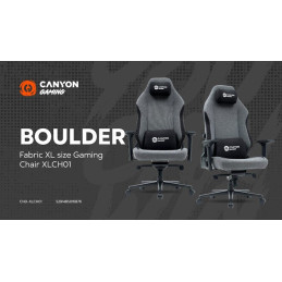 CANYON gaming chair Boulder XLCH01 King Size Grey