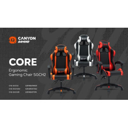 CANYON gaming chair Core SGCH2 Black Orange