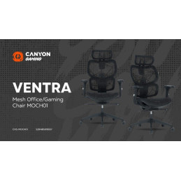 CANYON gaming chair Ventra MOCH01 Mesh Black