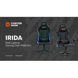 CANYON gaming chair Irida RGBCH03 RGB Black