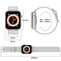 BLACKVIEW R30 Pro Fitness Smartwatch, 1.83-inch HD,220mAh Battery, 24-hour SpO2 Detection + Heart Rate Monitoring, Monitor Sleep