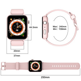 BLACKVIEW R30 Pro Fitness Smartwatch, 1.83-inch HD,220mAh Battery, 24-hour SpO2 Detection + Heart Rate Monitoring, Monitor Sleep