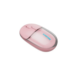 CANYON mouse OnClick 24 BT/ Wireless Transparent/Pink