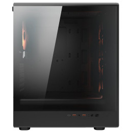 COUGAR PC skříň AIRFACE PURE PRO Black Mid Tower Mesh Front Panel 3 x 120mm ARGB Fan, Rear Panel 1x 120mm ARGB Fan