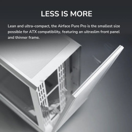 COUGAR PC skříň AIRFACE PURE PRO Black Mid Tower Mesh Front Panel 3 x 120mm ARGB Fan, Rear Panel 1x 120mm ARGB Fan