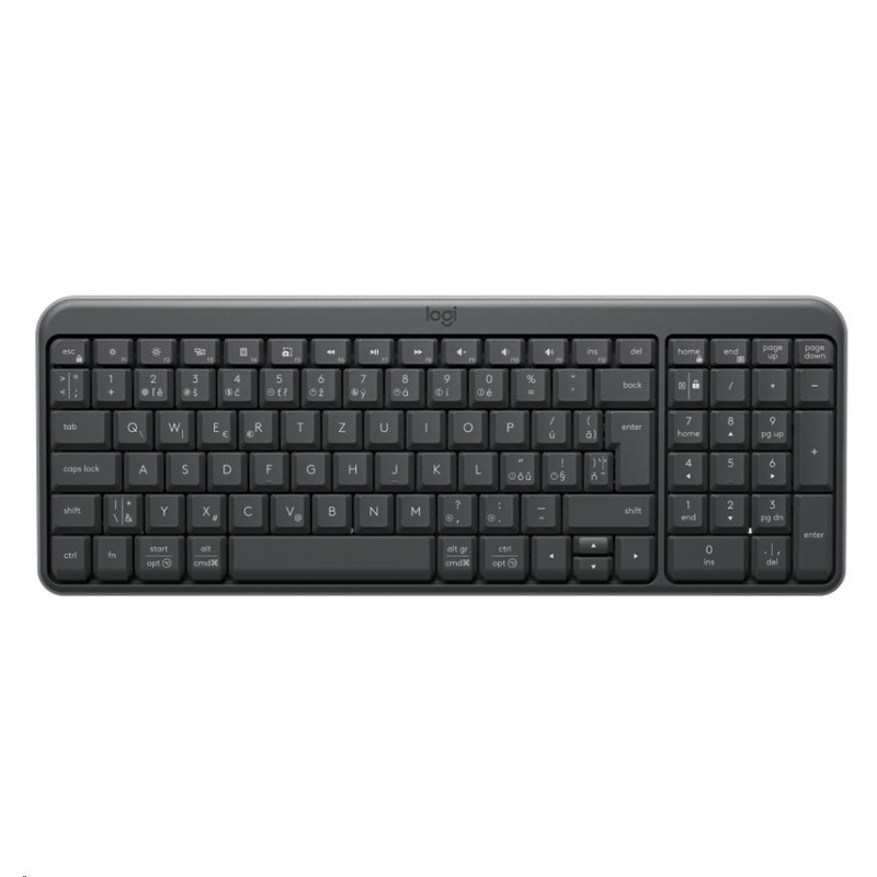 Logitech bezdrátová klávesnice K250 - GRAPHITE - US - INTNL