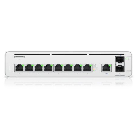 Ubiquiti UISP Switch Router, 9x Gbit RJ-45, 2x 10Gbit SFP+, Bluetooth management, 4GB DDR4, 16GB eMMC, 128GB SSD