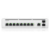 Ubiquiti UISP Switch Router, 9x Gbit RJ-45, 2x 10Gbit SFP+, Bluetooth management, 4GB DDR4, 16GB eMMC, 128GB SSD