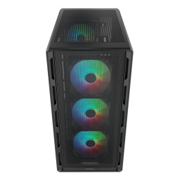 COUGAR PC skříň AIRFACE PURE RGB Black Mid Tower Mesh Front Panel 3 x 120mm ARGB Fan, Rear Panel 1x 120mm ARGB Fan