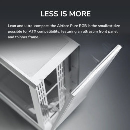 COUGAR PC skříň AIRFACE PURE RGB White Mid Tower Mesh Front Panel 3 x 120mm ARGB Fan, Rear Panel 1x 120mm ARGB Fan