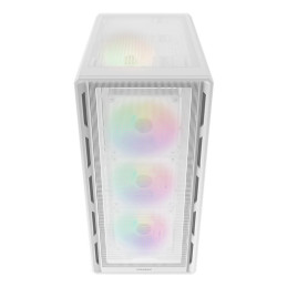 COUGAR PC skříň AIRFACE PURE RGB White Mid Tower Mesh Front Panel 3 x 120mm ARGB Fan, Rear Panel 1x 120mm ARGB Fan