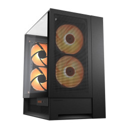 COUGAR PC skříň OMNYX Black Mid Tower Mesh Front Panel 2 x 160mm ARGB Fan, Rear Panel 2x 160mm ARGB Fan