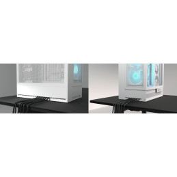 COUGAR PC skříň OMNYX Black Mid Tower Mesh Front Panel 2 x 160mm ARGB Fan, Rear Panel 2x 160mm ARGB Fan