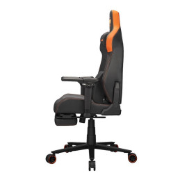COUGAR herní židle ARMOR EVO M - černá/oranžová - s podnožkou