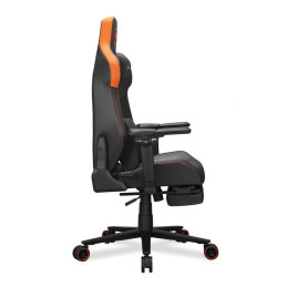 COUGAR herní židle ARMOR EVO M - černá/oranžová - s podnožkou