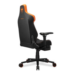 COUGAR herní židle ARMOR EVO M - černá/oranžová - s podnožkou