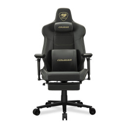 COUGAR herní židle ARMOR EVO M - černá/gold - s podnožkou