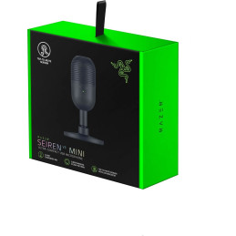 RAZER herní mikrofón Seiren V3 Mini - Black, Ultra-compact Streaming microphone