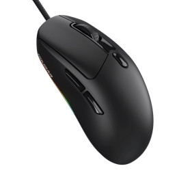 COUGAR herní myš drátová MINOS NEO BLACK, 6 tl., čip PixArt 3327, 6000dpi, 220 IPS, 63g, USB-A, Ultraflex kabel 1.8m