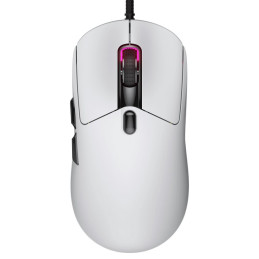 COUGAR herní myš drátová MINOS NEO WHITE, 6 tl., čip PixArt 3327, 6000dpi, 220 IPS, 63g, USB-A, Ultraflex kabel 1.8m
