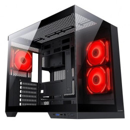 1stCOOL CubeTower DREAMER, skrinka ATX, 3x ARGB ventilátor + radič, USB3.0, USB-C, čierna