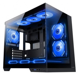 1stCOOL CubeTower DREAMER, skrinka ATX, 3x ARGB ventilátor + radič, USB3.0, USB-C, čierna