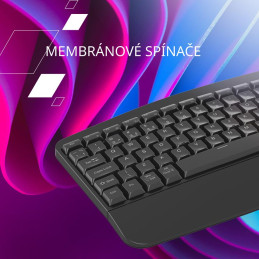CANYON keyboard HKB-W6 Wireless Black