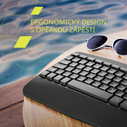 CANYON keyboard HKB-W6 Wireless Black
