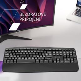 CANYON keyboard HKB-W6 Wireless Black