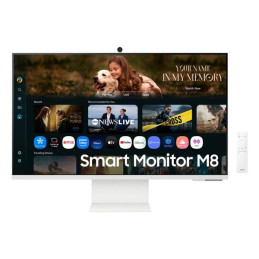 Samsung Smart Monitor M8 (M80F) 32" LED VA 3840x2160 Mega DCR 4ms 400cd HDMI USB(65W) Wifi pivot biely