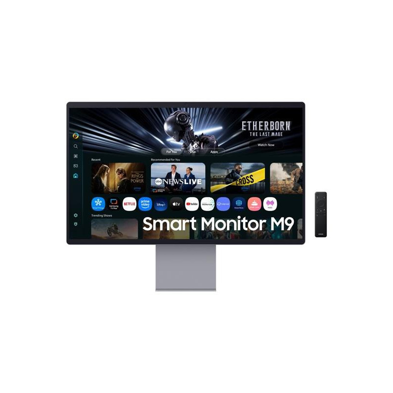 Samsung Smart Monitor M9 (M90F) 32" OLED 3840x2160 Mega DCR 0.03ms 250cd DP HDMI USB(90W) Wifi pivot strieborny