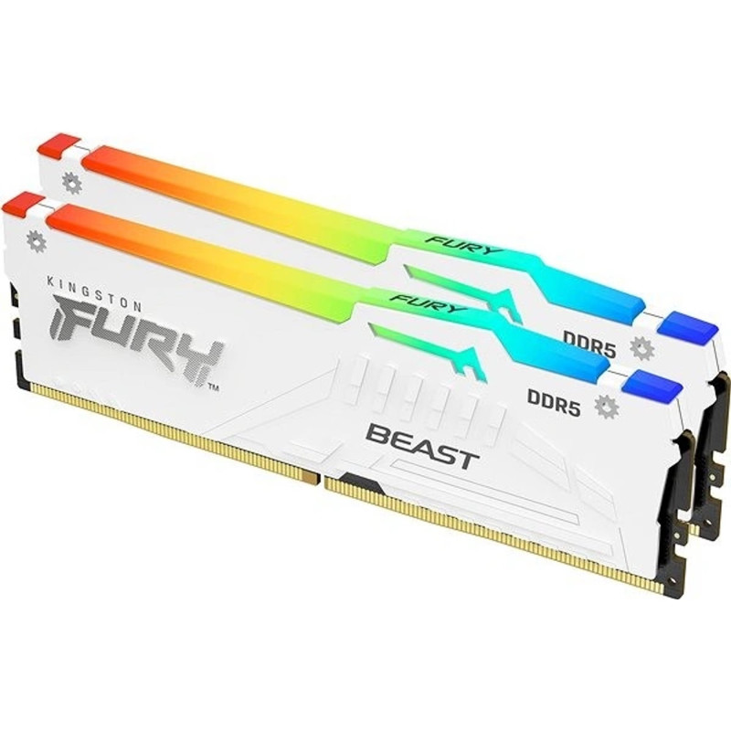 Kingston FURY Beast DDR5 16GB (Kit 2x8GB) 5200MT/s DIMM CL40 XMP White