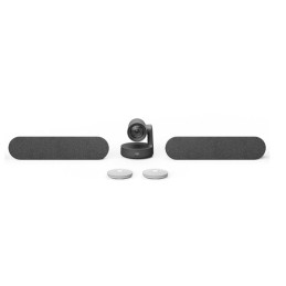 Logitech Rally Ultra-HD ConferenceCam, 2 white mic, 2 repro - BLACK - EMEA