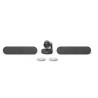 Logitech Rally Ultra-HD ConferenceCam, 2 white mic, 2 repro - BLACK - EMEA