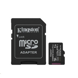 Kingston paměťová karta 1TB Canvas Select Plus Gen 3 microSDXC 150R A1 C10 Card + ADP