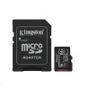 Kingston paměťová karta 64GB Canvas Select Plus Gen 3 microSDXC 150R A1 C10 Card + ADP
